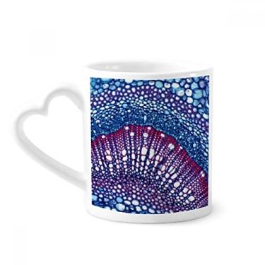 Imagem de Plant Science Cell Caneca com estampa microcósmica de café cerâmica copo de coração de vidro