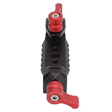 Imagem de Braçadeira de haste de trilho de 15 mm, processo CNC de liga de alumínio Braçadeira de haste de trilho de 15 mm anticorrosiva para câmeras SLR