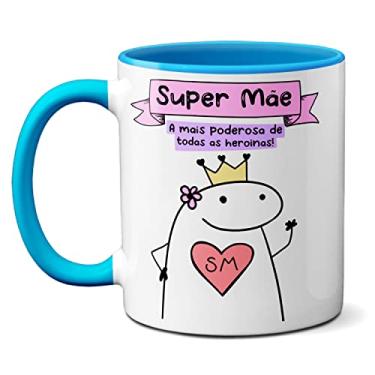 Imagem de Caneca Super Mãe A Mais Poderosa De Todas As Heroínas! (Azul)