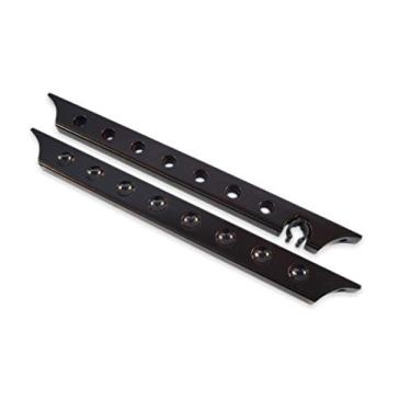 Imagem de Han — Rack para tacos de sinuca Delta 8 – Suporte para taco de bilhar, comporta 1 ponte, (várias cores disponíveis) (marrom)