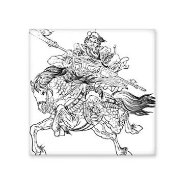 Imagem de Masterpiece The Romance Três Reinos Azulejo de Cerâmica Brilhante Decalque Pedra Adorna de Tijolos Vitrificados