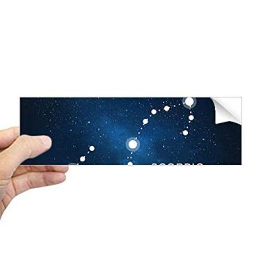 Imagem de DIYthinker Escorpião Constelação do signo do zodíaco Adesivo retangular para para-choque Notebook Janela Decalque