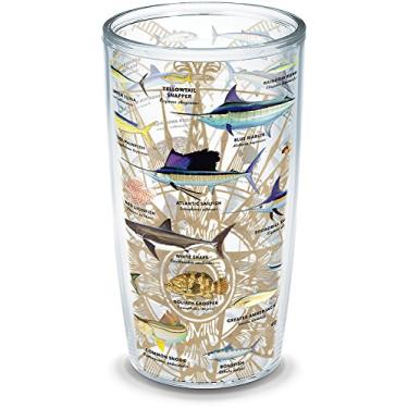 Imagem de Tervis Copo térmico Made in USA Guy Harvey de parede dupla mantém as bebidas frias e quentes, 473 ml - sem tampa, tabelas