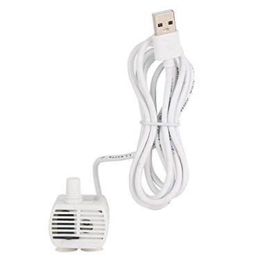 Imagem de Mini bomba de água submersível USB de 1 a 3 W, carregador de celular, bomba de água para aquário, branco seguro para fonte de resina de aquário