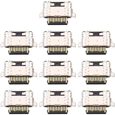 Imagem de HUANGYUNCHAO Acessórios telefônicos Para o Samsung Galaxy A04E SM-A042F 10PCS Charging Port Connector Substituição do telefone celular