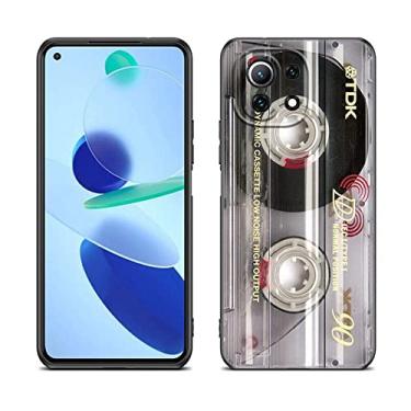 Imagem de Capa de placa de circuito de fita de câmera retro para Xiaomi Mi 12 12X 11i 11T Pro POCO X3 NFC GT F3 M3 M4 10T Pro A3 11 Lite NE Capa preta, C4, para Xiaomi Mi 11 Lite NE