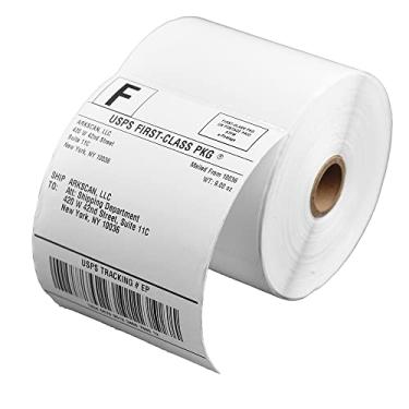 Imagem de Etiqueta de envio SL450 4x6 em 1 rolo (450 páginas por rolo) para impressoras Arkscan compatível com outras impressoras, incluindo Zebra LP2844, Zp-450, Zp-500, Zp-505, design para impressoras
