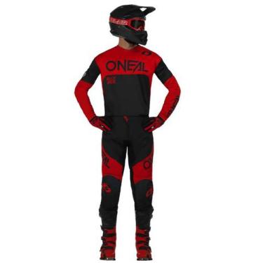 Imagem de Camisa Oneal Element Racewear - Black/Red - M (Eua) M (Br)