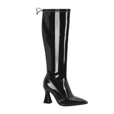 Imagem de Bota Beira Rio Com Salto Taça De Cano Alto e Bico Fino