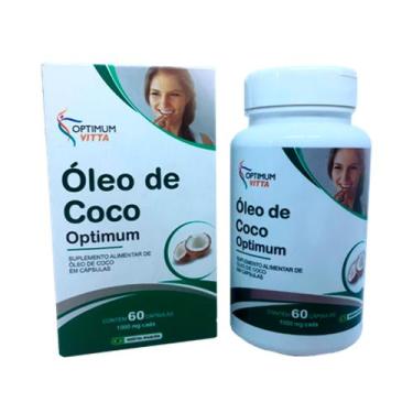 Imagem de Suplemento Alimentar Óleo De Coco 1000Mg Com 60 Capsulas Optimum Vitta