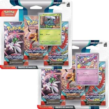 10 Pacotes Cartas Copag Pokémon Booster 60 KaBuM