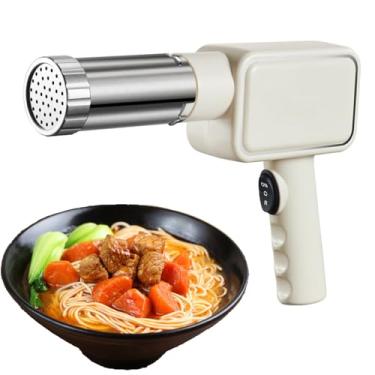 Imagem de Máquina elétrica portátil para fazer macarrão, fabricante de macarrão para cozinha com 5 moldes, pistola de macarrão automática portátil, máquina para fazer macarrão de macarrão