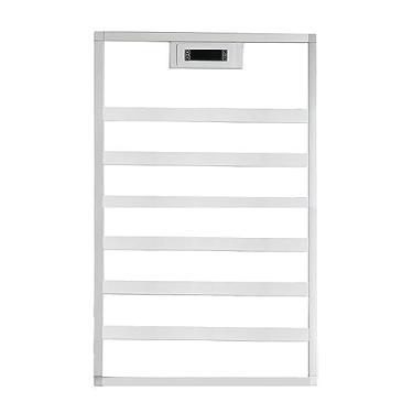 Imagem de Toalheiro de parede de aquecimento de aço inoxidável 304 trilho elétrico aquecedor de toalhas termostato inteligente com controle de temperatura de temporização, B