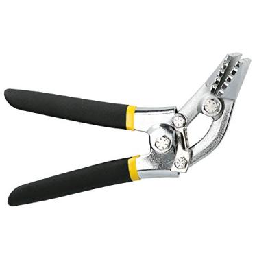 Imagem de Alicate de Flange, Pinça de Friso de Nariz Plano, Alça Curva, Ferramenta de Costura Manual para Processamento de Metal