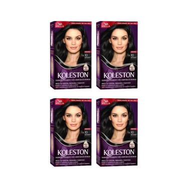 Imagem de Coloraçao Koleston 1.0 Preto Infinito-Kit C/4Un