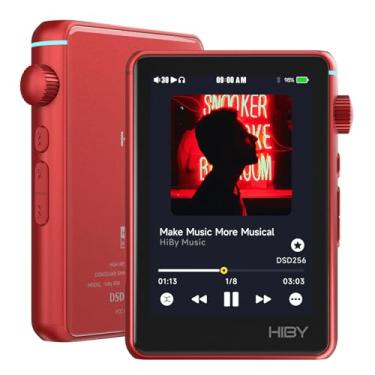 Imagem de HiBy R3 II Hi-Fi MP3 Player com Bluetooth e WiFi Suporta Streaming DSD PCM MQA dongle 3.5mm+4.4mmBAL Jacks