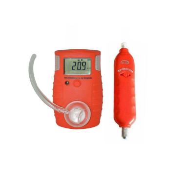 Imagem de Kit Detector Oxigênio O2 Escala 0 A 30% Vol Sensor Dg-4000 Portátil Espaço Confinado Bomba Gás 320 Ml/min Kbg-100