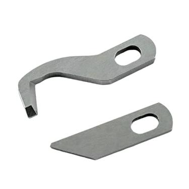 Imagem de Blooy - XB1687-001 + XB1459-001 Lâmina superior e inferior serve para Brother 2104D, 3034D,3234DT, M343D,755D, 4234D, 5100D Máquina de overlock doméstica