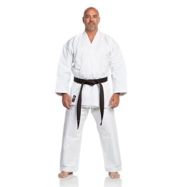 Imagem de Kimono de karatê Ronin, kimono profissional pesado, 100% algodão, 340 g, Branco, 2