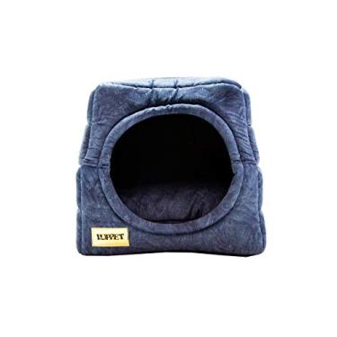 Imagem de Cama Iglu e Toca Para Cachorro Luppet Petroleo Super Luxo M