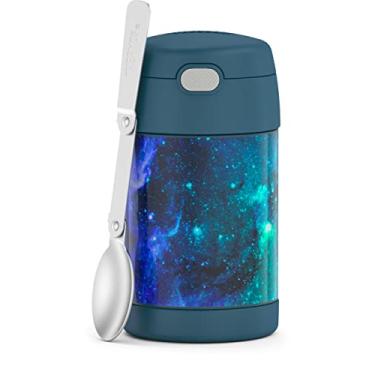Imagem de THERMOS FUNTAINER Pote de comida isolado a vácuo de aço inoxidável de 473 ml com colher, azul-petróleo
