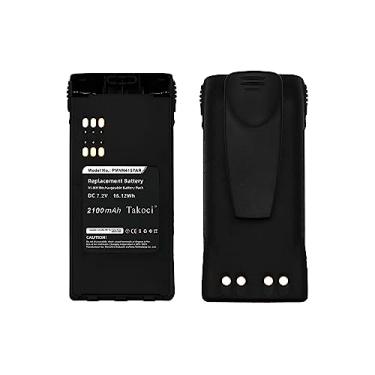 Imagem de Gikysuiz Pacote com 2 baterias de rádio 7,2V 2100mAh HNN9008A HNN9013 Ni-MH compatível...