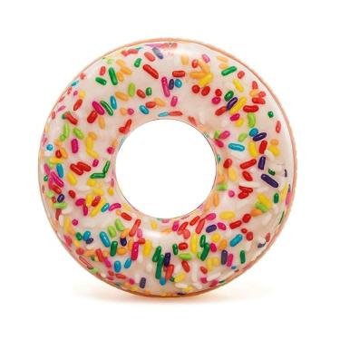 Imagem de Bóia Inflável Redonda Donut Granulado Intex 56263