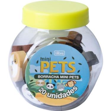 Imagem de Tilibra - Borracha Mini Pets - Pote com 20 Unidades