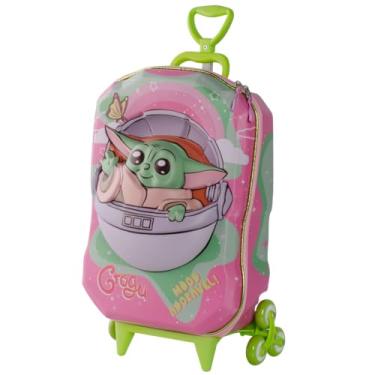 Imagem de MOCHILA 3D MAXTOY STAR WARS GROGU ROSA