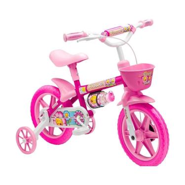 Imagem de Bicicleta Infantil Criança Aro 12 Flower Nathor