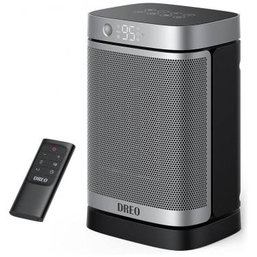 Imagem de Aquecedor Elétrico com Tela de LED e Sensor de Movimento, 1500W 110V, Dreo, Preto