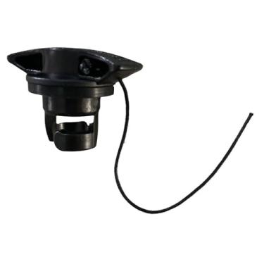 Imagem de Fancyes Plugue da válvula de ar do barco inflável, tampa da válvula de ar, substituição para bote de borracha, caiaque, piscina, colchões de ar, PRETO