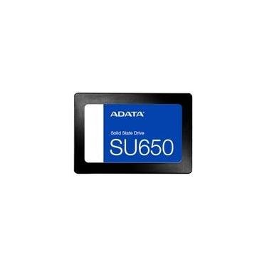 Imagem de SSD Adata SU650, 960GB, SATA III, 2.5", Leitura: 520MB/s, Gravação: 450MB/s, Preto - ASU650SS-960GT-R
