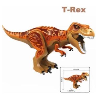 Imagem de Blocos De Montar Jurássico Tiranossauro Rex Dinossauro