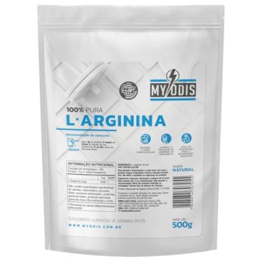 Imagem de L-Arginina 500g - 100% Pura Importada - em Pó - Myódis