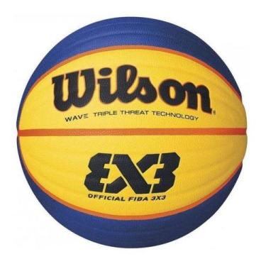 Imagem de Bola Wilson Basquete Oficial Fiba 3X3