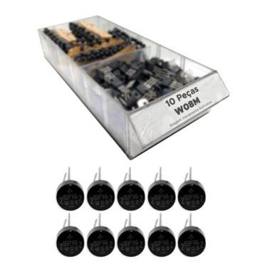 Imagem de 10x Díodo Ponte Retificadora W08m = W08 - 800v / 1,5a - CHIPSCE