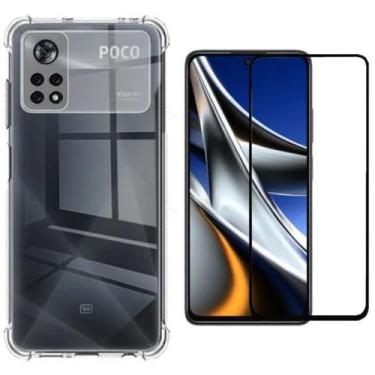 Imagem de Capa Capinha Compativel com Poco X4 Pro 5g + Película Vidro 3D - Singl