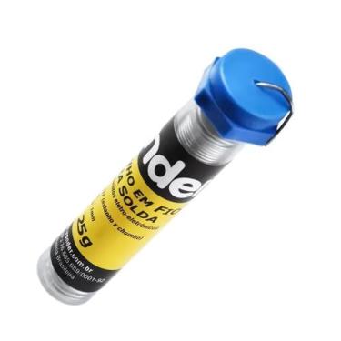 Imagem de Estanho Fio 1mm 63X37 Tubinho 25g - Vonder