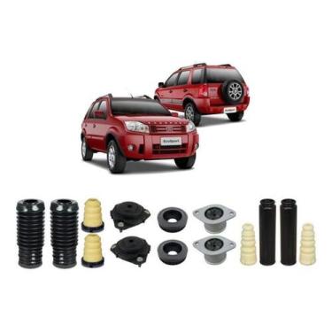 Imagem de Kit Dianteiro Traseiro Ecosport 2002/12 Coxim Batente Coifa - Qualykit