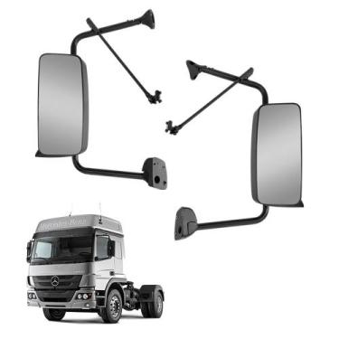 Imagem de Retrovisor para Mercedes-Benz Axor sem Desembaçador LD LE - Fabbof