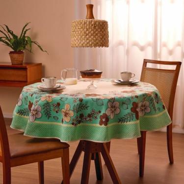 Imagem de Toalha de Mesa POP 4 Lugares Redonda 1,55 m Estampada - Lepper, Holamb