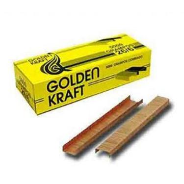Imagem de Grampo 26/6 Cobreado Caixa Com 5000 Unidades Golden Kraft
