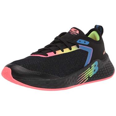 Imagem de New Balance Tênis de corrida infantil Fresh Foam Fast V2 com cadarço, Preto/goiaba, 10.5 Little Kid