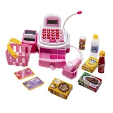 Imagem de Caixa Registradora Mercado com Luz e Som - DM Toys
