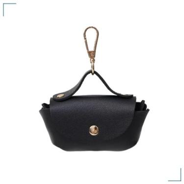 Imagem de Bolsa para saquinho higiênico coletor pet - Sem marca, Preto