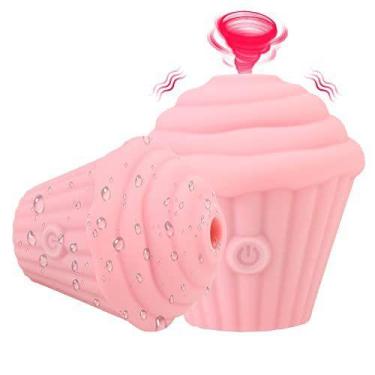 Imagem de Sugador de Clitóris CupCake 5 Modos de Velocidades - Rosa - Carregamen