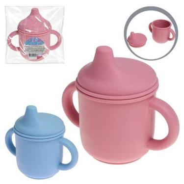 Imagem de Copo Treinamento de Silicone com Alça e Bico Infantil - Livre de BPA -