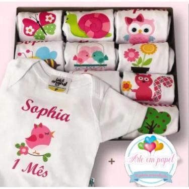 Imagem de Body personalizado infantil mesversario - BODY INFANTIL BEBE