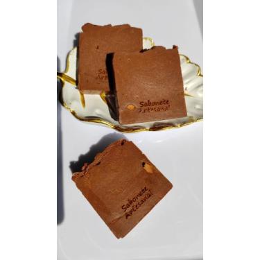 Imagem de Sabonete em Barra Artesanal de Argila Vermelha - Flor e Aroma Saboaria